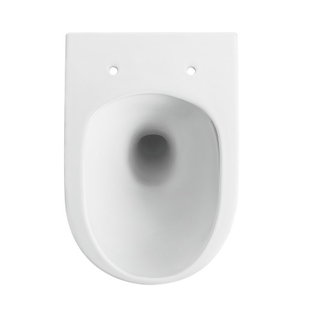Унитаз подвесной Grossman Thin Rim GR-5604SQ (520х360х355) тонкий ободок,белый с тонкой крышкой,микролифт,смыв торнадо,1 место
