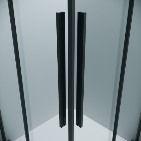 Душевое ограждение Grossman Galaxy 300.K33.01.9070.21.00 (90х70х195) прямоугольник,раздвижная,черный матовый,стекло прозрачное, 1 место