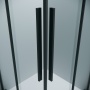 Душевое ограждение Grossman Galaxy 300.K33.01.9070.21.00 (90х70х195) прямоугольник,раздвижная,черный матовый,стекло прозрачное, 1 место