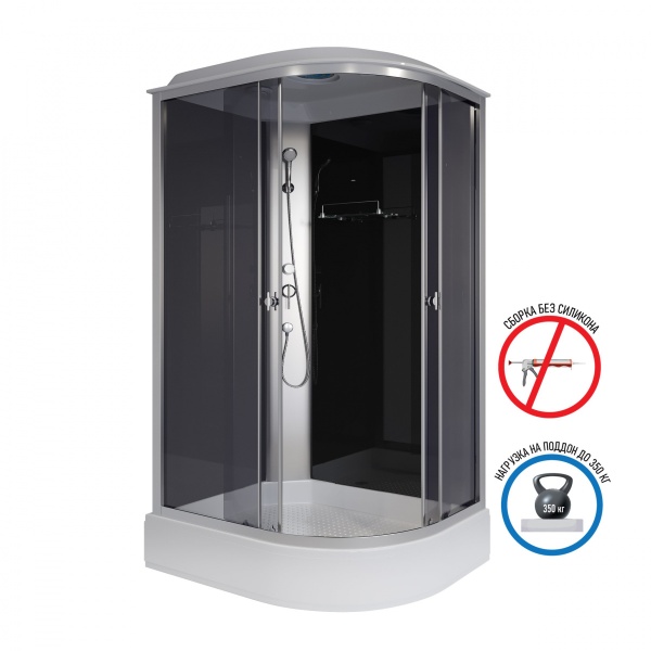 Душевая кабина Niagara Eco E120/80/26L/TN Левая