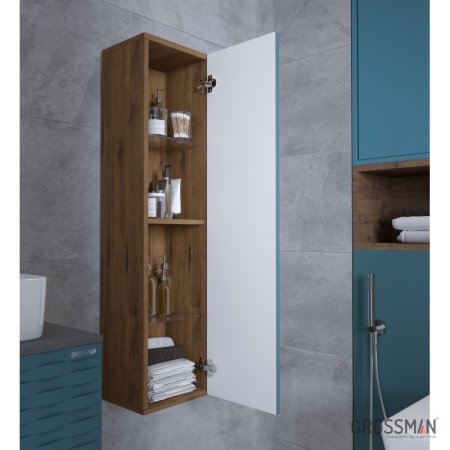 Пенал подвесной Grossman АЛЬБА-30 см веллингтон/бриз