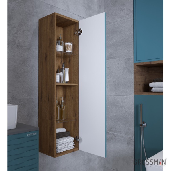 Пенал подвесной Grossman АЛЬБА-30 см веллингтон/бриз