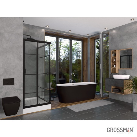 Отдельностоящая ванна Grossman GR-2601 Black