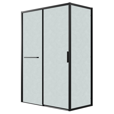 Боковая стенка Grossman Style 200.K33.05.90.21.02 (90х195) черный матовый,стекло шиншилла, 1 место
