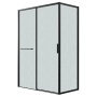 Боковая стенка Grossman Style 200.K33.05.90.21.02 (90х195) черный матовый,стекло шиншилла, 1 место