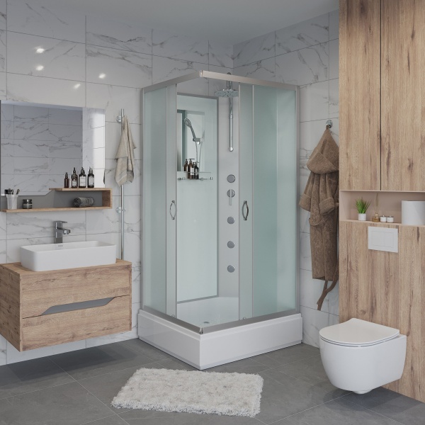 Душевая кабина Niagara NG 33084-14QBKTG Без крыши