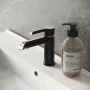 Смеситель для раковины Grossman Alba 510.K35.06.100/210 хром с черным,1 место