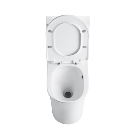 Унитаз напольный Grossman Thin Rim GR-5607SQ (656х370х796) тонкий ободок,белый с тонкой крышкой,микролифт,смыв торнадо,1 место