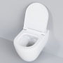 Унитаз Queen 113T20001R (570*360*400) БЕЛЫЙ подвесной БЕЗОБОДКОВЫЙ с тонкой крышкой, 2 место