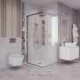 Душевое ограждение Grossman Cosmo 300.K33.02.9090.10.00 (90х90х195) квадрат,раздвижная,хром,стекло прозрачное, 1 место