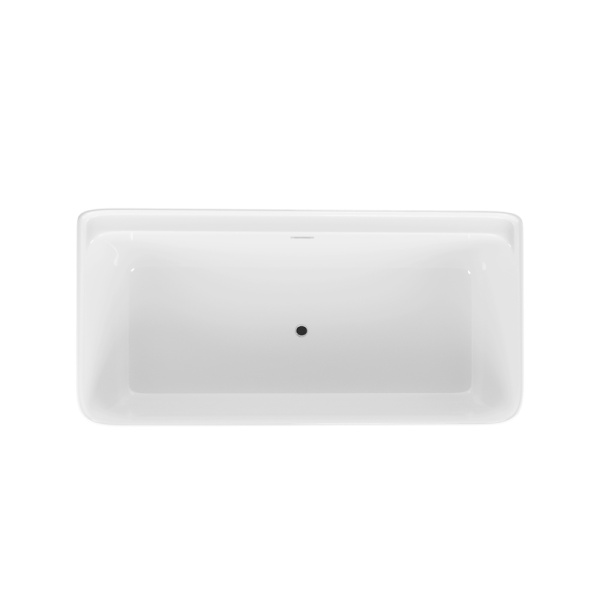 Ванна пристенная Grossman Cristal GR-28031 (170х75х58) цвет белый,1 место