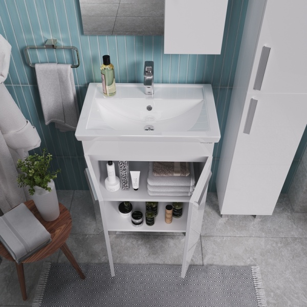 Тумба напольная "НЕО-60 см" белая (ум.Фостер-60)