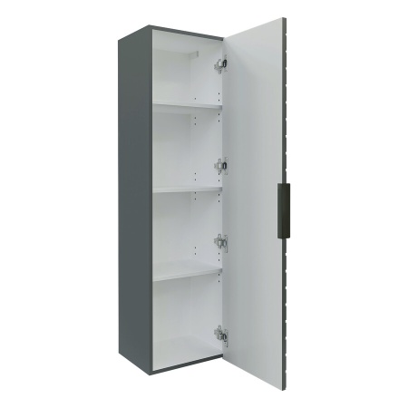 Пенал подвесной "БЛИСС-35 см" универсальный, графит матовый