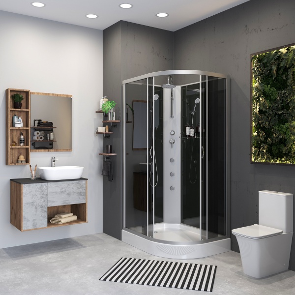 Душевая кабина Niagara NG 3512-14LBKTG Без крыши