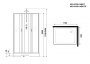 Душевая кабина Niagara NG 43185-14QBKTG Без крыши
