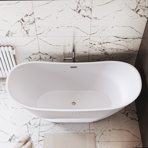 Ванна отдельностоящая Grossman Galaxy GR-2104M (170х75х72) цвет белый матовый,1 место