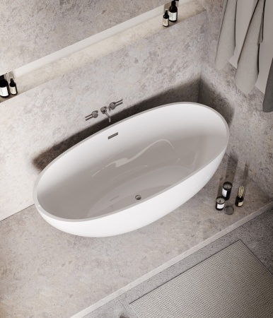 Ванна отдельностоящая Grossman Fly GR-1104 (170х75х58) цвет белый,1 место