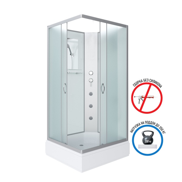 Душевая кабина Niagara NG 33084-14QBKG Без крыши