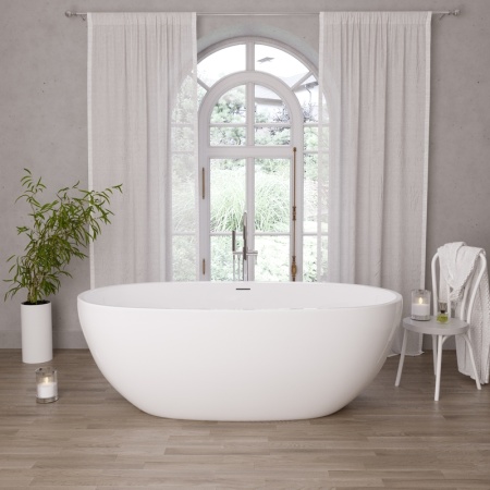 Ванна отдельностоящая Grossman Classic GR-2503 (170х87х58) цвет белый,1 место