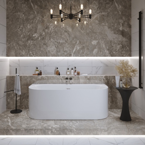 Ванна пристенная Grossman Cristal GR-17073 (170x80x58),1 место