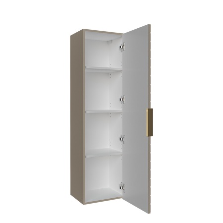 Пенал подвесной "БЛИСС-35 см" универсальный, бежевый матовый