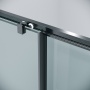 Душевое ограждение Grossman Cosmo 100.K33.02.110.42.00-200.K33.02.80.42.00 (110х80х195) раздвижная,графит сатин,стекло прозрачное,2 места