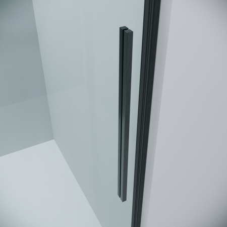 Душевое ограждение Grossman Galaxy 100.K33.01.110.42.00-200.K33.01.80.42.00 (110х80х195) раздвижная,графит сатин,стекло прозрачное,2 места