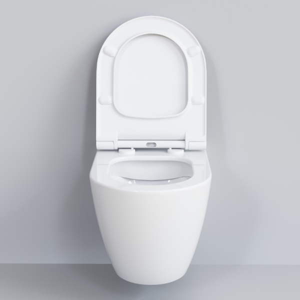 Унитаз Queen 113T20001R (570*360*400) БЕЛЫЙ подвесной БЕЗОБОДКОВЫЙ, 1 место