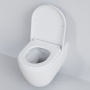 Сиденье для унитаза Ambassador Queen 112T20101 толстое белое матовое