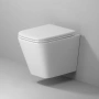 Подвесной унитаз Niagara Atrio, безободковый, с сиденьем микролифт, NG-9303