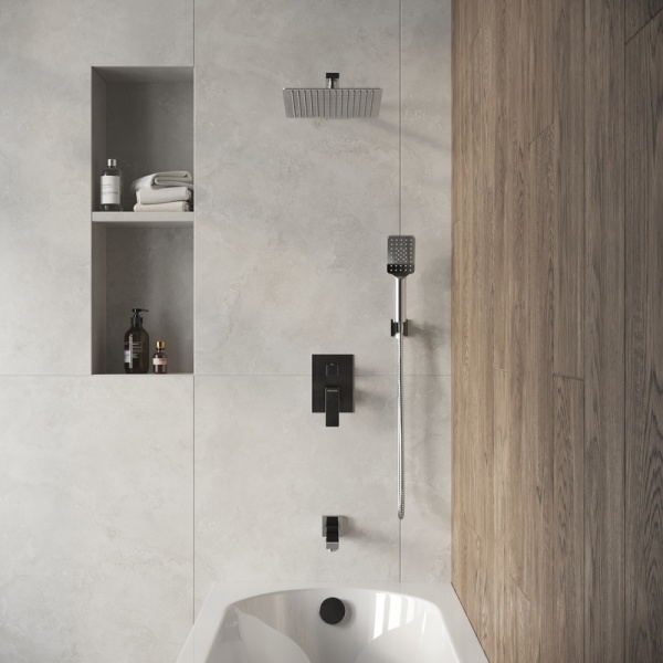 Душевая система скрытого монтажа Grossman Style 501.K35.05.100 хром глянцевый,1 место