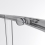 Душевое ограждение Niagara Nova NG-6626-34 (90х90х195) четверть круга,хром,двери раздвижные,стекло прозрачное,1 место