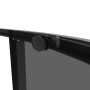 Душевое ограждение Niagara Nova NG-2825-34BLACK (80х80х195) четверть круга,черный матовый,двери раздвижные,стекло тонированное,1 место