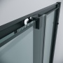 Душевое ограждение Grossman Cosmo 300.K33.02.9090.21.00 (90х90х195) квадрат,раздвижная,черный матовый,стекло прозрачное, 1 место