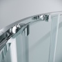 Душевое ограждение Grossman Cosmo 301.K33.02.8080.10.00 (80х80х195) четверть круга,раздвижная,хром,стекло прозрачное, 1 место