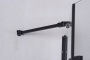 Душевое ограждение Niagara Nova NG-6813-08ВLACK (90х90х195) квадрат,черный,двери распашные,стекло прозрачное,1 место