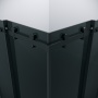 Душевое ограждение Grossman Classic 300.K33.04.9090.21.10 (90х90х195) квадрат,раздвижная,черный матовый,стекло тонированное, 2 места