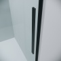 Душевое ограждение Grossman Galaxy 100.K33.01.130.21.00-200.K33.01.80.21.00 (130х80х195) раздвижная,черный матовый,стекло прозрачное,2 места