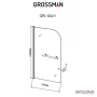 Шторка для ванны Grossman GR-104/1