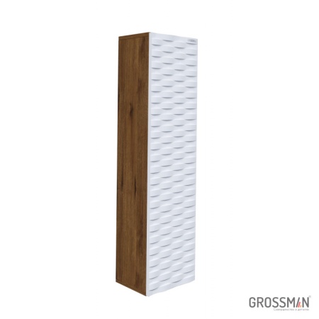 Пенал подвесной Grossman АЛЬБА-30 см веллингтон/белый