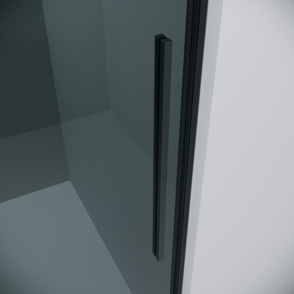 Душевое ограждение Grossman Galaxy 100.K33.01.140.21.10-200.K33.01.80.21.10 (140х80х195) Раздвижная,черный матовый,стекло тонированное,2 места