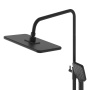 Душевая стойка Grossman Style 500.K35.05.210 с верхним душем,ручной лейкой и смесителем,черный матовый,1 место