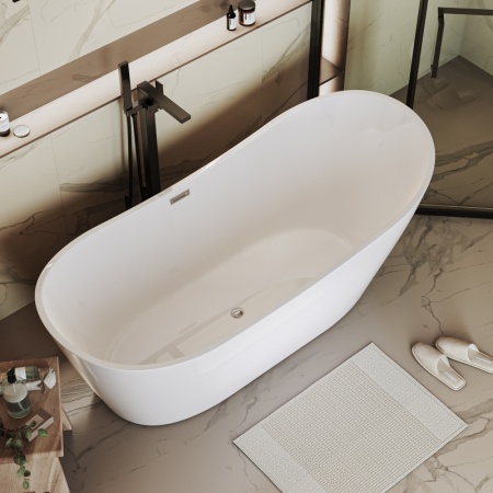 Ванна отдельностоящая Grossman Galaxy GR-2102 (170х75х72) цвет белый,1 место