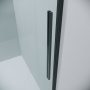 Боковая стенка Grossman Galaxy 200.K33.01.100.42.00 (100х195) графит сатин,стекло прозрачное, 1 место