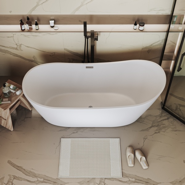 Ванна отдельностоящая Grossman Galaxy GR-2102M (170х75х72) цвет белый матовый,1 место