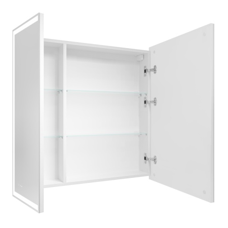 Шкаф-зеркало "МЕРКАДО-80 см" Пр. с LED подсветкой