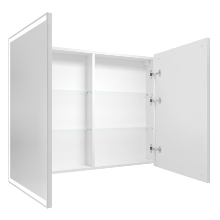 Шкаф-зеркало "МЕРКАДО-90 см" универсал. с LED подсветкой