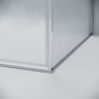 Душевое ограждение Grossman Galaxy 100.K33.01.110.10.02-200.K33.01.100.10.02 (110х100х195) раздвижная(левая),хром,стекло шиншилла,2 места