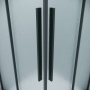 Душевое ограждение Grossman Galaxy 1/2.K33.01.90.21.02-1/2.K33.01.11L.21.02 (90х110х195) раздвижная,черный матовый,стекло шиншилла,2 места