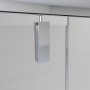 Душевое ограждение Niagara Nova NG-83-9AB-A80B 90x80x195 прямоугольник, дверь распашная